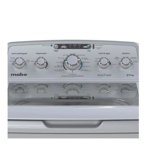 Lavadora Mabe LMA71215WGAB 21 Kg Silver ORT