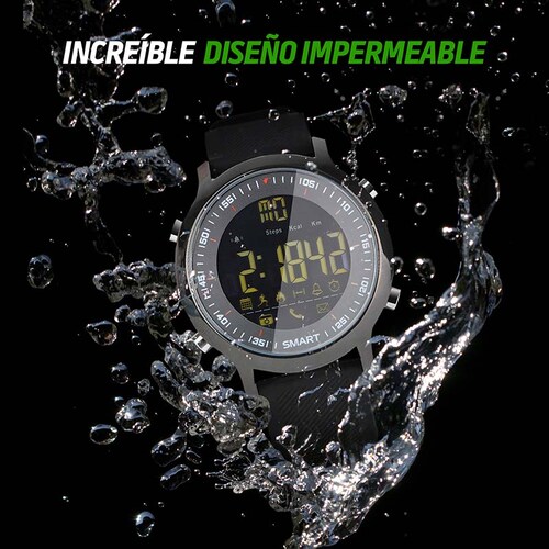 Redlemon Smartwatch Reloj Inteligente Sport Bluetooth con Pantalla Digital, Resistente al Agua, Notificaciones de Llamadas, Redes Sociales y Mensajes, Función Deportiva, Compatible con iOS y Android