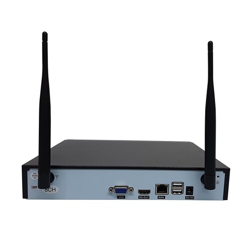 Kit CCTV Inalámbrico Wifi 8 Cámaras IP Video HD Vigilancia