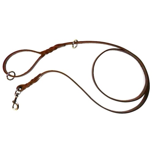 Correa de paseo, piel 2cmx1.8m para perro.