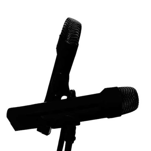 Soporte Ajustable Doble Para Microfonos, Excelente Calidad!!