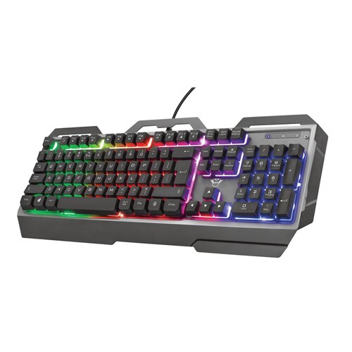 Teclado Gamer Metálico Iluminado Trust Gxt 856 Torac