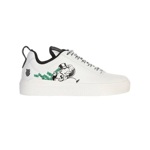 Tenis K-Swiss Monopoly de Piel Blanco