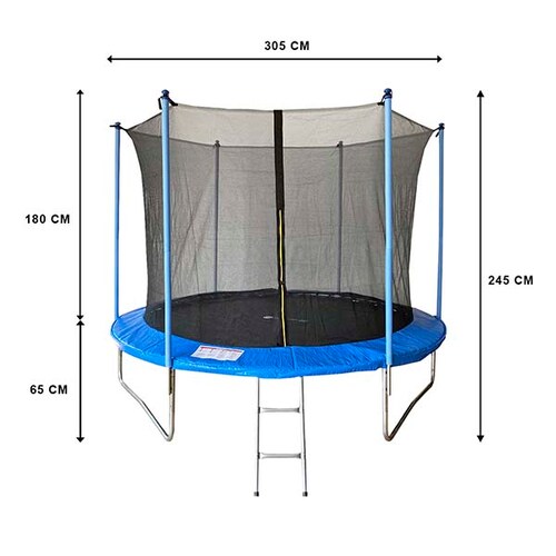  Trampolin Brincolin Tombling 305m 10pies Red de Seguridad 