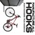 Gancho de acero para colgar bicicleta en tubo o techo chico Steel&Trucks Hh-001