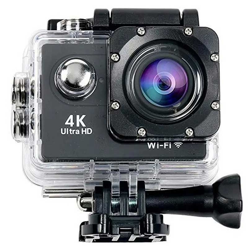 Camara Deportiva 4k Sportcam Wifi Con Accesorios