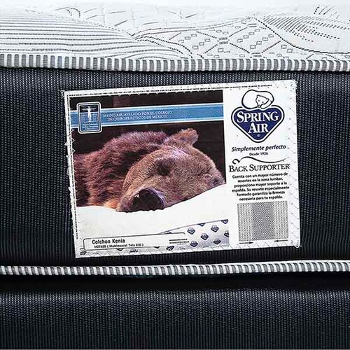 Juego De Box Y Colchon Kenia Spring Air - King Size.
