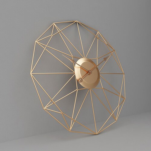 Reloj de Pared 50 cm metÃ¡lico industrial silencioso