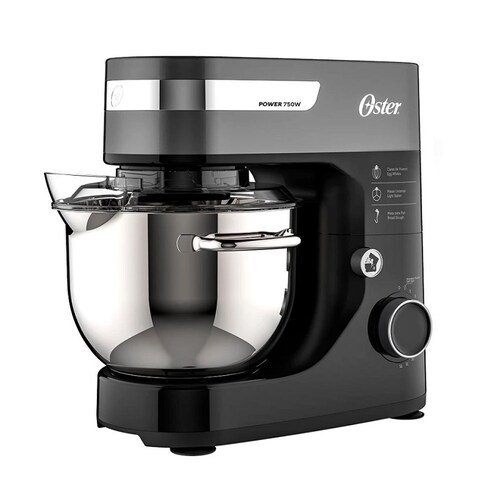 Batidora de Pedestal Oster Planetaria 12 Velocidades Negra