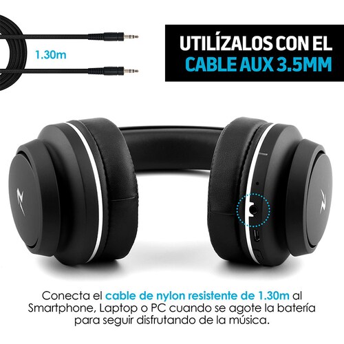 Audífonos Inalámbricos Bluetooth Over-Ear Sonido HD Redlemon