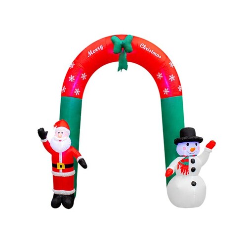 Inflable Navideño Arco Para Entradas Con Luz Led