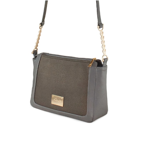 Bolso bandolera Angie color gris