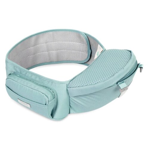 Cangurera Portabebe Ergonomica Canguro Mochila Porta Bebe Asiento Infantil Para Nino O Nina Color Verde