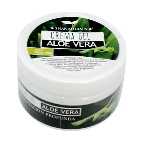 Crema Gel Facial Aloe Vera Betabel Hidratación Profunda Piel