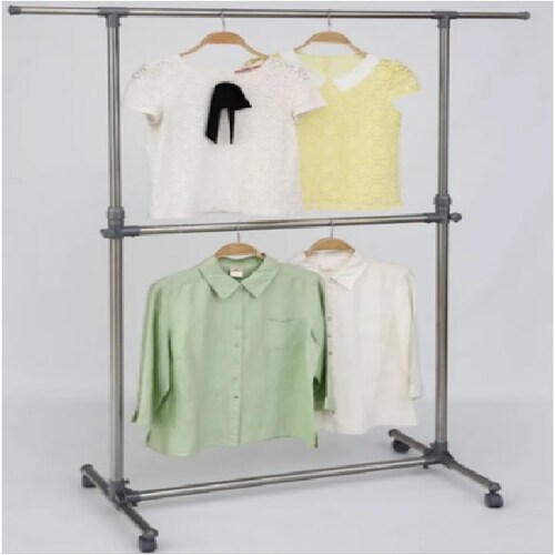 Rack Ropa Organizador Doble Para Pantalones, Blusas Estante.