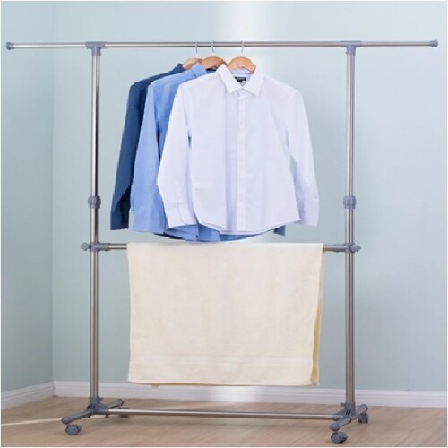 Rack Ropa Organizador Doble Para Pantalones, Blusas Estante.