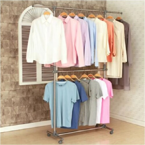 Rack Ropa Organizador Doble Para Pantalones, Blusas Estante.