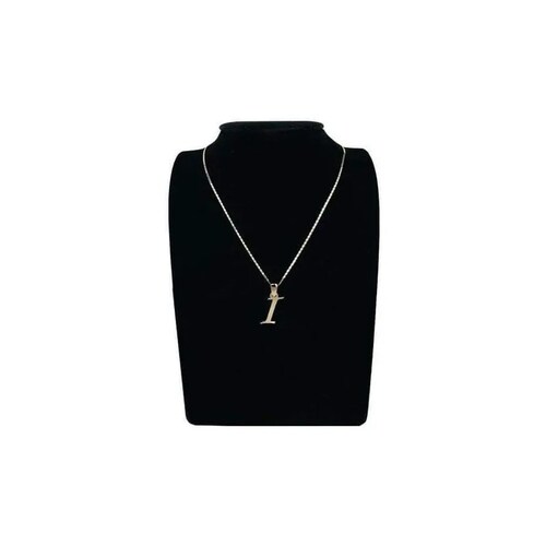 Dije Inicial Letra I Oro 14 K.