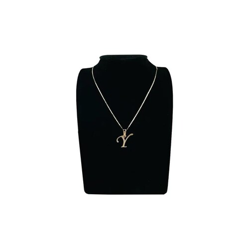 Dije Inicial Letra Y Oro 14 K