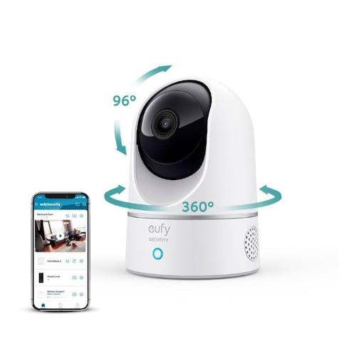 Sistema de Seguridad Eufy Security 2K Visión Panorámica 360º Homekit Alexa