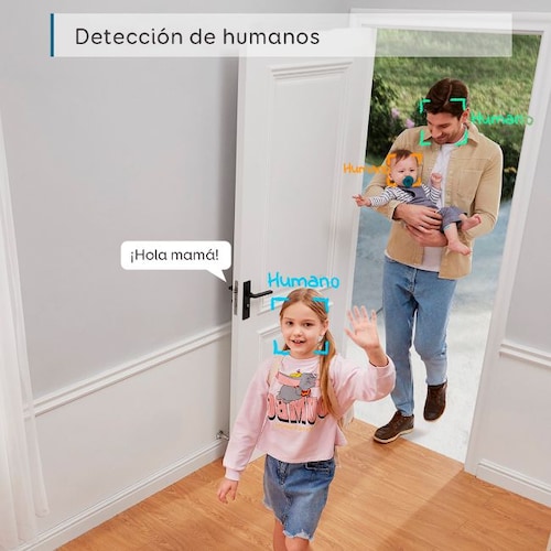 Sistema de Seguridad Eufy Security 2K Visión Panorámica 360º Homekit Alexa