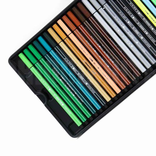 Marcadores Stabilo Pen 68 Metal Box Imm 50 Colores