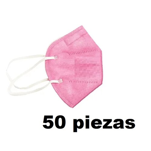 50 pcs pcs Cubreboca Mascarilla mascara N95 Kn95 rosa