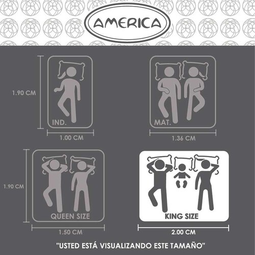Colchon y Box King Size Fresh America Ortopédico