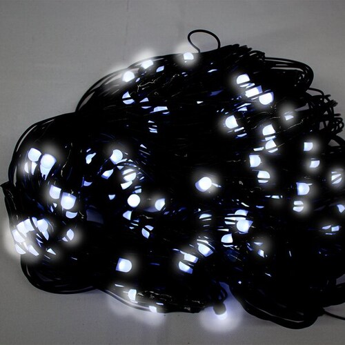 Red De Luces Led Navideñas Luz Blanca 240 Focos 190 X 180 Cm