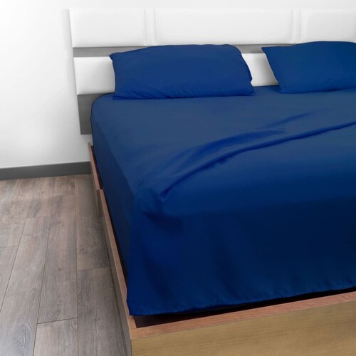Juego de Sábanas Microfibra Luxury 1500 -King Size -Azul
