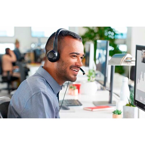DIADEMA LOGITECH H390 STEREO NEGRA CON MICROFONO USB 981-000060.