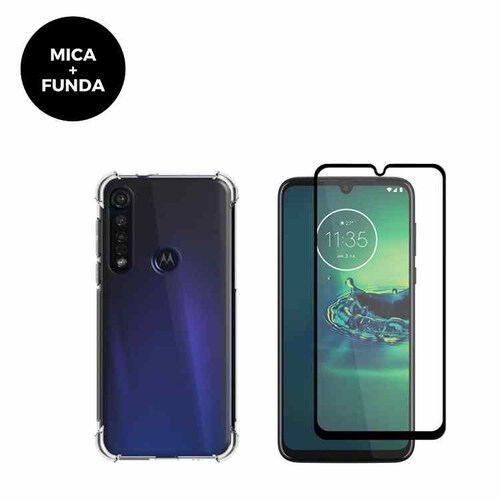 Mica + Funda Motorola Moto G8 Plus Contra Golpes