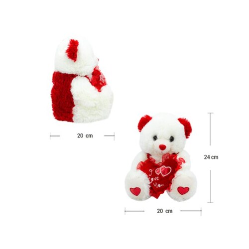 Osito Blanco de Peluche Musical C/ Movimiento