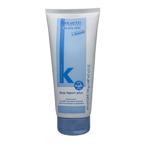 kit Shampoo + Deep Impact + Serum Alaciado Keratin Shot Mantenimiento en casa Salerm