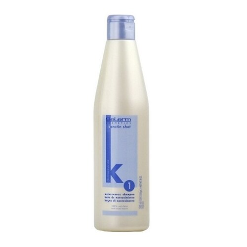 kit Shampoo + Deep Impact + Serum Alaciado Keratin Shot Mantenimiento en casa Salerm