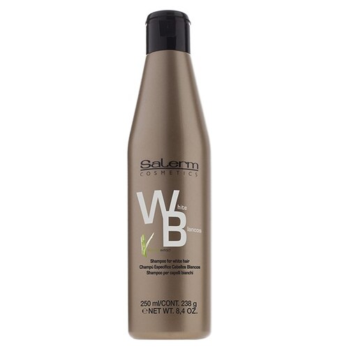 Kit Shampoo Para Cabellos Blancos/matizador Y Bálsamo Salerm