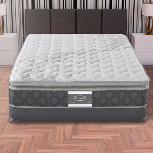 Colchon y Box King Size Fresh America Ortopédico