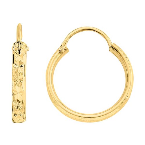 Arracada estrellas 2 cm Oro 10K