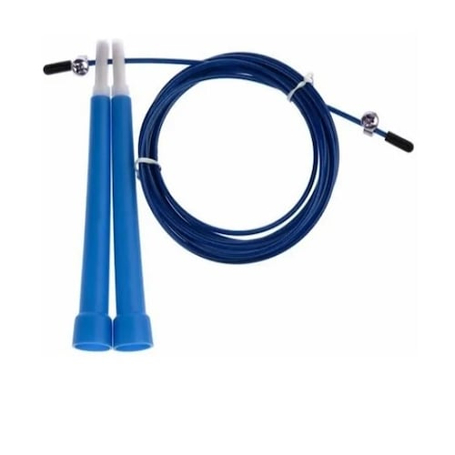 Cuerda Para Saltar Crossfit Battle Rope Alta Velocidad 3m color Azul 