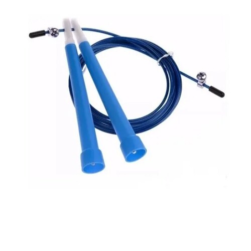 Cuerda Para Saltar Crossfit Battle Rope Alta Velocidad 3m color Azul 