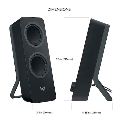 BOCINAS LOGITECH Z207 BLUETOOTH NEGRA 980-001294 PARA C Y LAPTOP.