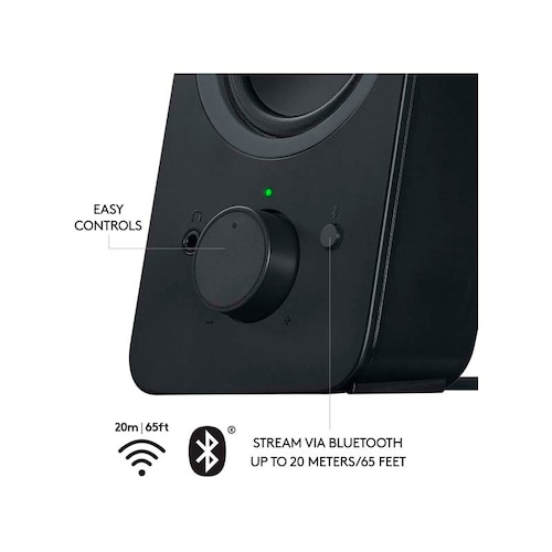 BOCINAS LOGITECH Z207 BLUETOOTH NEGRA 980-001294 PARA C Y LAPTOP.