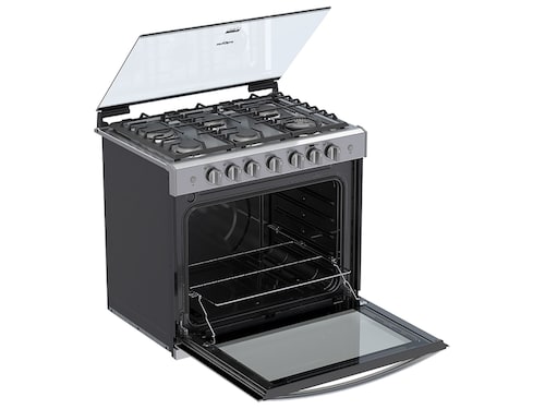 Estufa empotrable Whirlpool WER5100S de 76 cm en Acero Inoxidable.