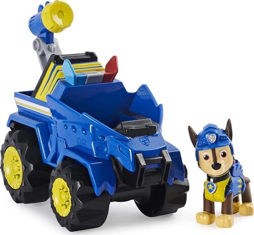 Paw Patrol Dino Rescue Chase Vehiculo Deluxe  Spin Master