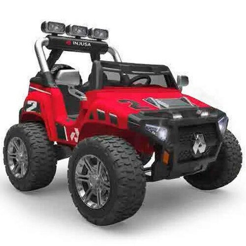 Montable Electrico Monter Car 24v Injusa Infantil Rojo