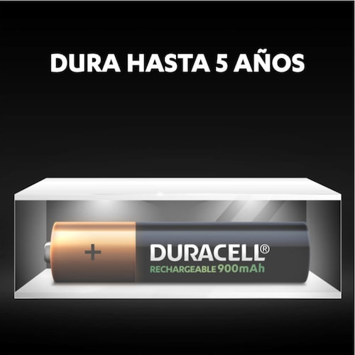 Pila Recargable AAA Duracell 900 Mah Con 2 Piezas