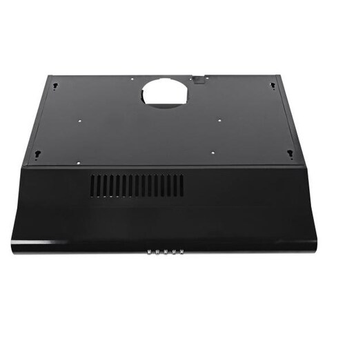 Campana extractora para cocina de 60cm SUPRA CB-60-BLACK de acero inoxidable en color negro