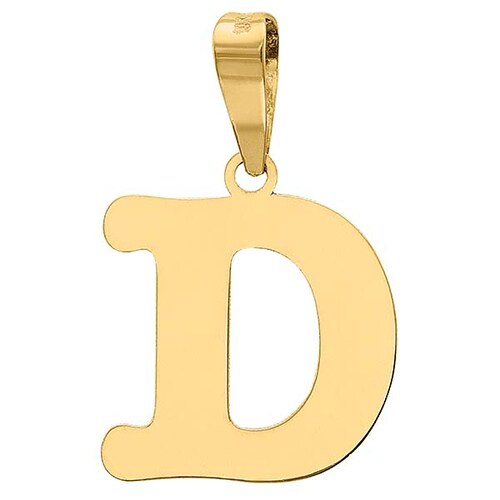 Dije Letra D Oro 10 K
