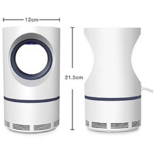 Lampara Mata Mosquitos Atrapa Insectos  Usb Powered Bug Negra Luz Uv