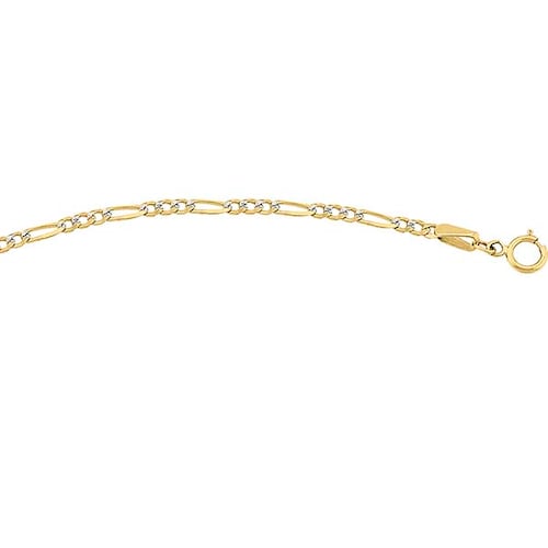 Cadena Plana Rodio 50 Cm 10 K